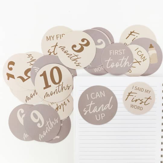 Baby Milestones Die Cut Stickers by Recollections™